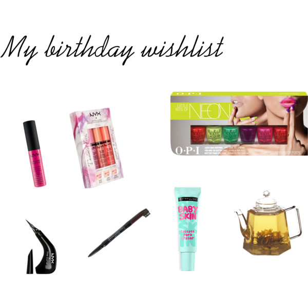 My birthday wishlist