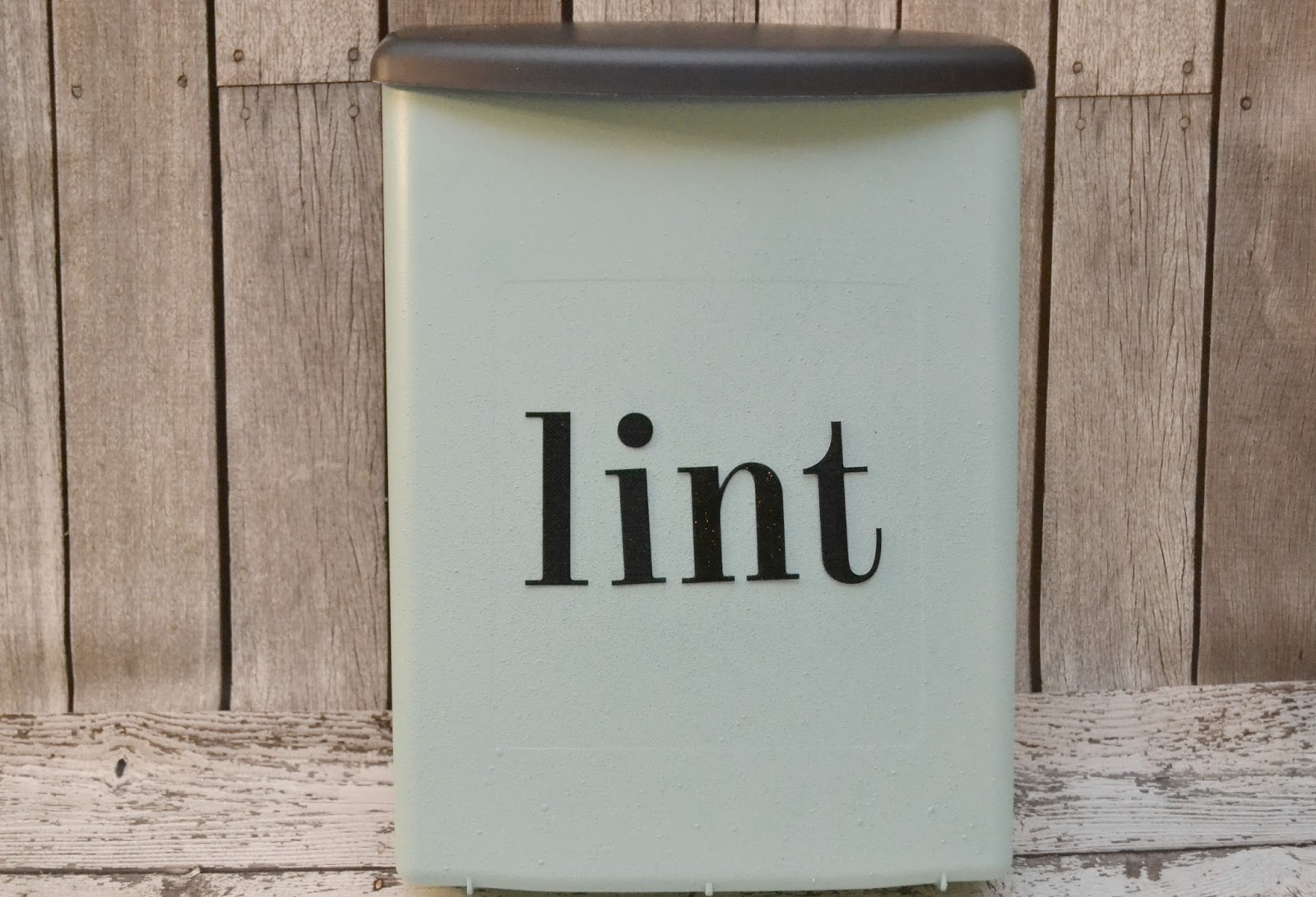 WallMounted Laundry Room Lint Bin Building Our Story