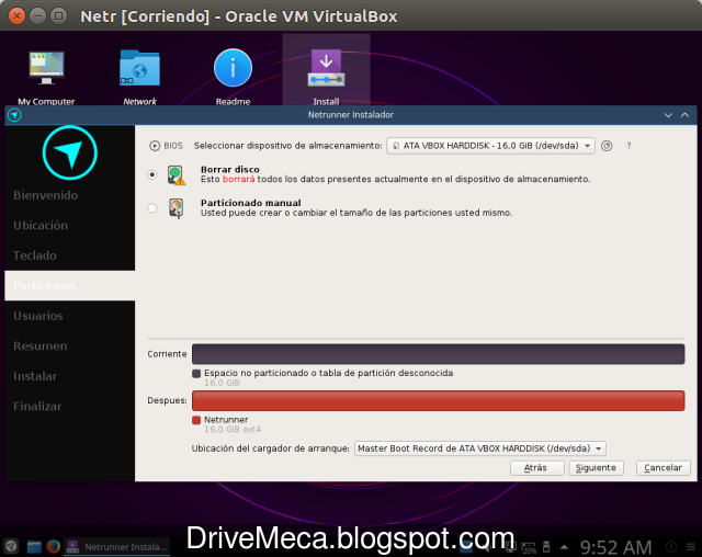 DrivMeca instalando Netrunner Linux paso a paso DrivMeca instalando Netrunner Linux paso a paso