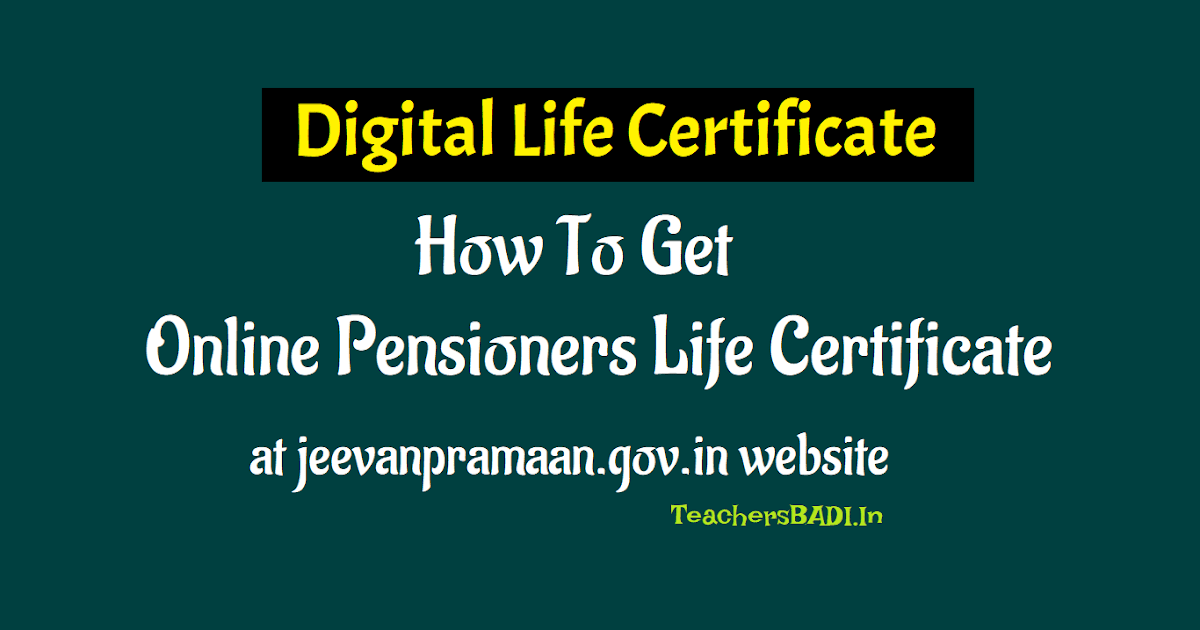 How to get Online Pensioners Life Certificate at jeevanpramaan.gov.in