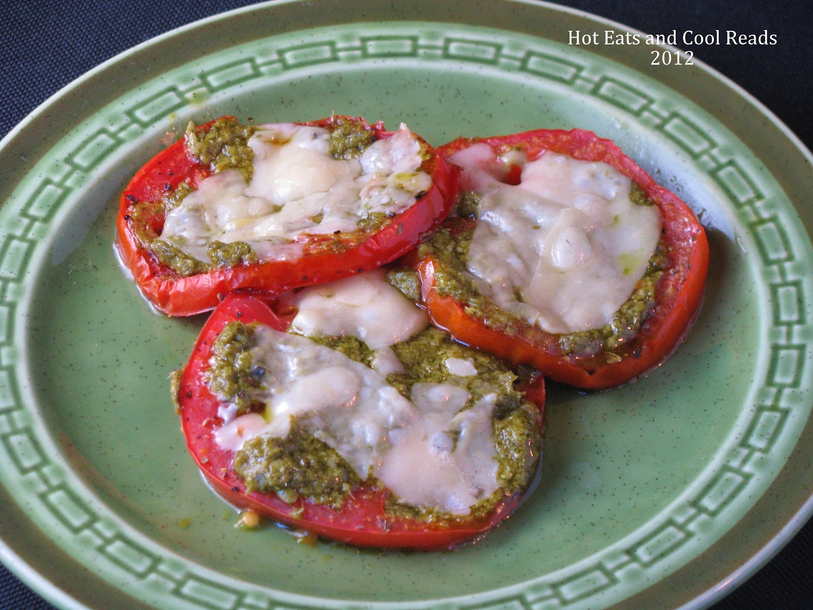 Pesto and Parmesan Roasted Tomatoes Recipe