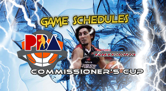 List of Mahindra Floodbuster Game Schedules 2017 PBA Commissioner's Cup List of Mahindra Floodbuster Game Schedules 2017 PBA Commissioner's Cup