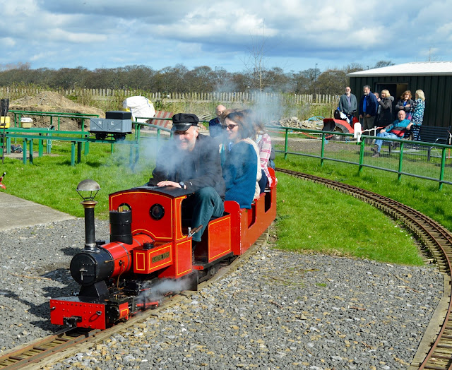 Exhibition Park Newcastle |  Steam train by Wylam Brewery