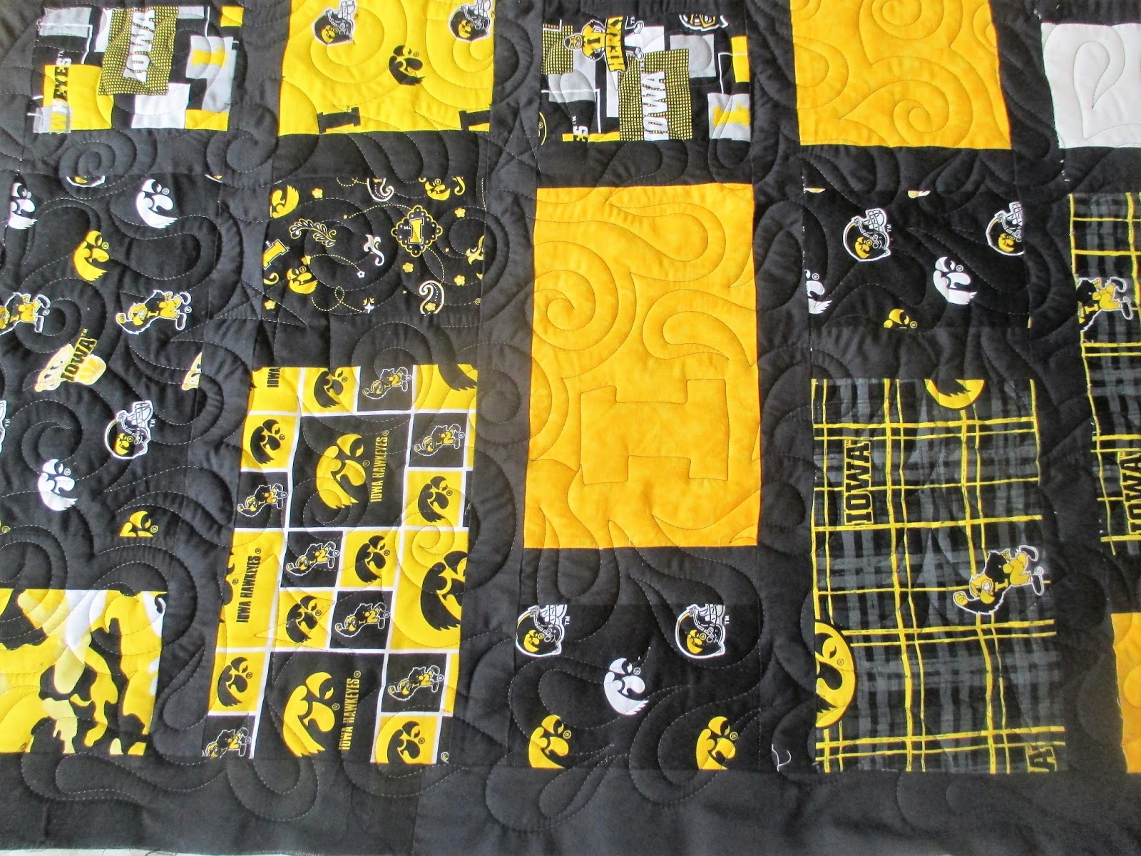Down To Sew Iowa Hawkeyes Quilt
