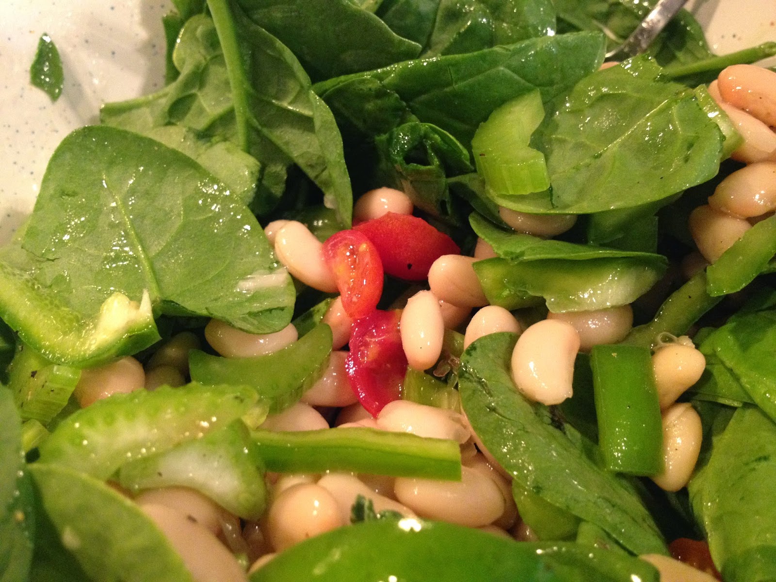 Baking con Brio Summer Fresh White Bean Garden Salad
