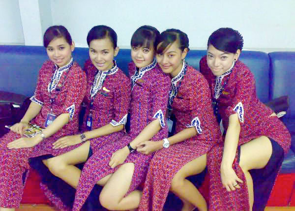 Sexi pramugari Lion  Air World stewardess Crews