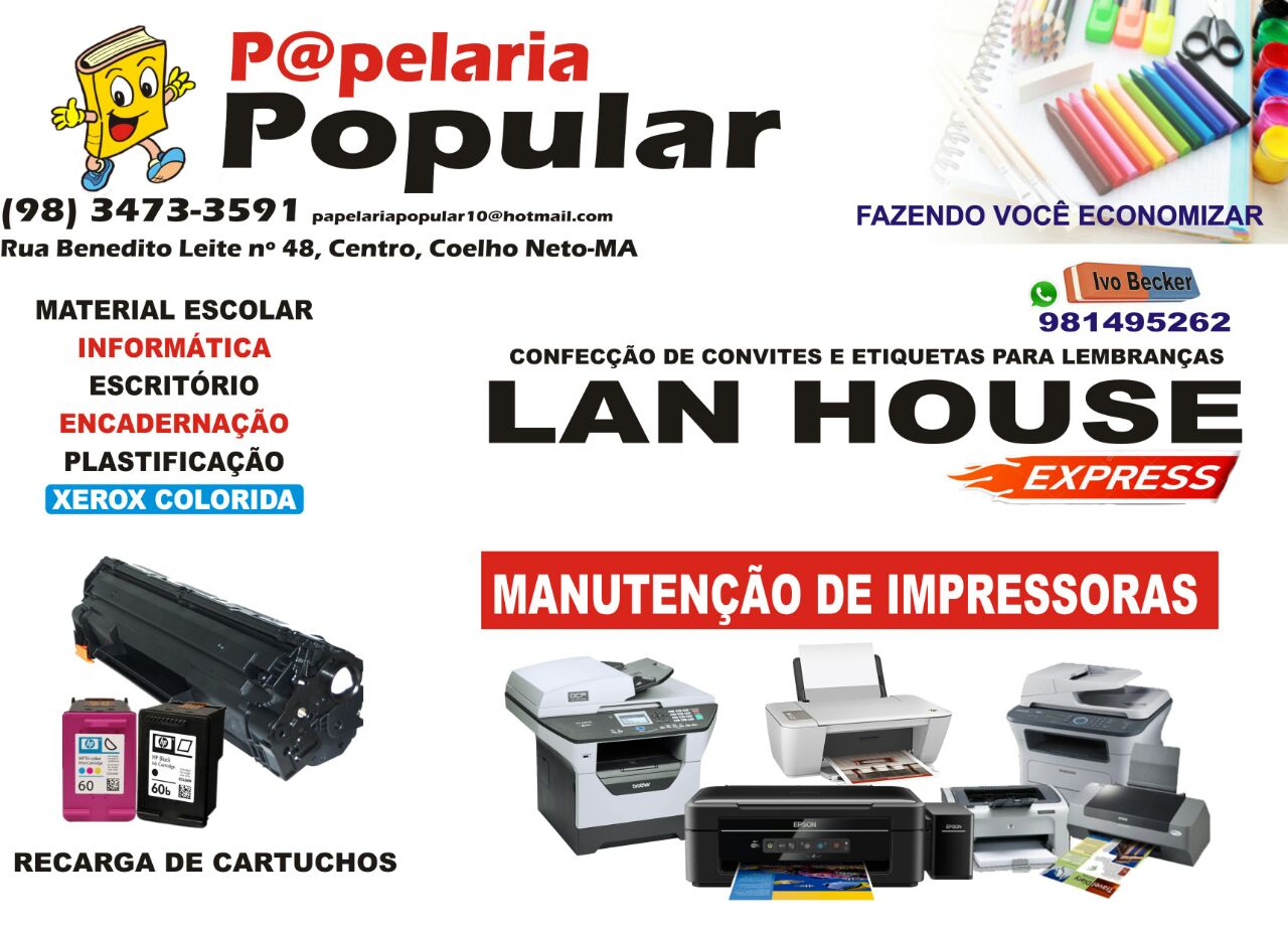 BLOG DO JOÃO OSÓRIO Venha conhecer os serviços da Lan House Express da