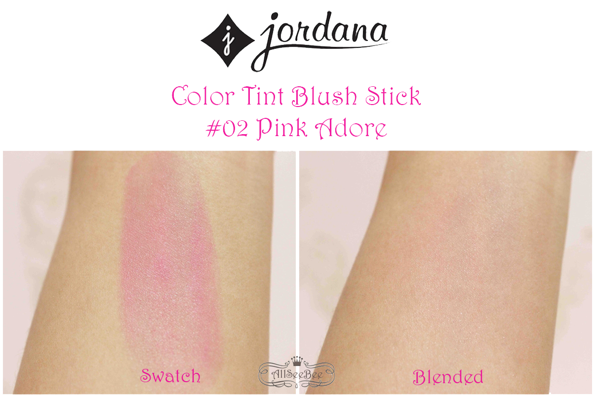 Jordana Color Tint Blush Stick 02 Pink Adore Review