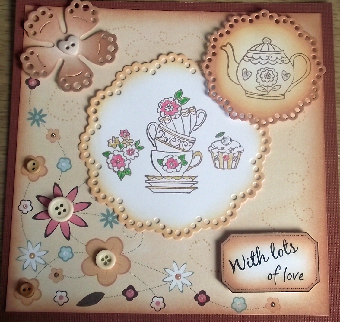 Pretty Bits A card using some free stamps
