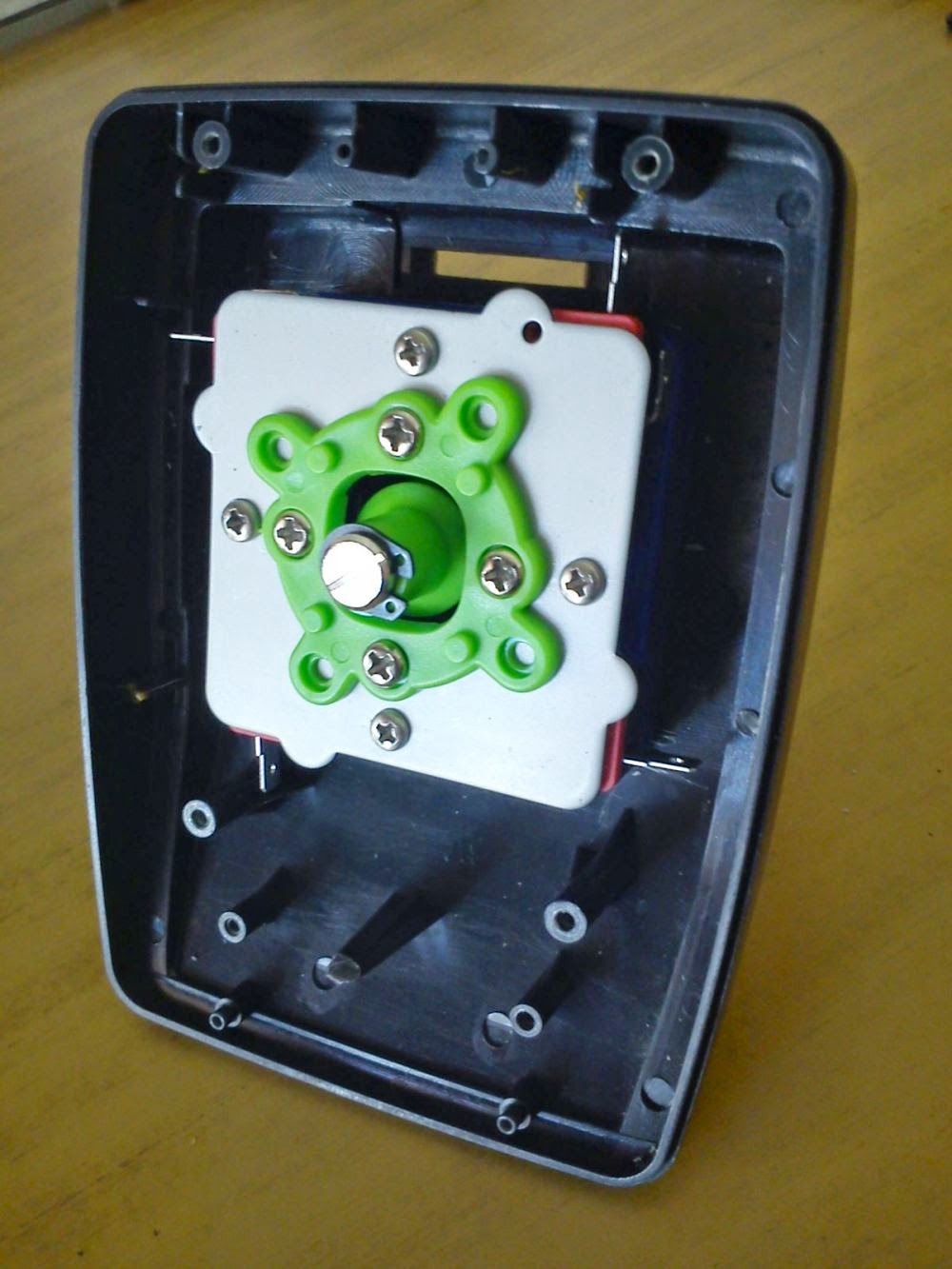joystick Sidewinder con palanca arcade - interior
