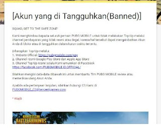 Cara Mengembalikan Akun Pubg Yang Di Banned Mudah Gallery Tekno