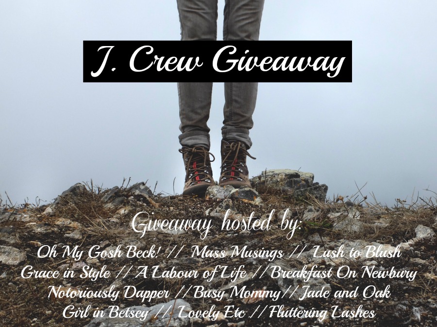 Grace in Style J.CREW GIFT CARD GIVEAWAY!!