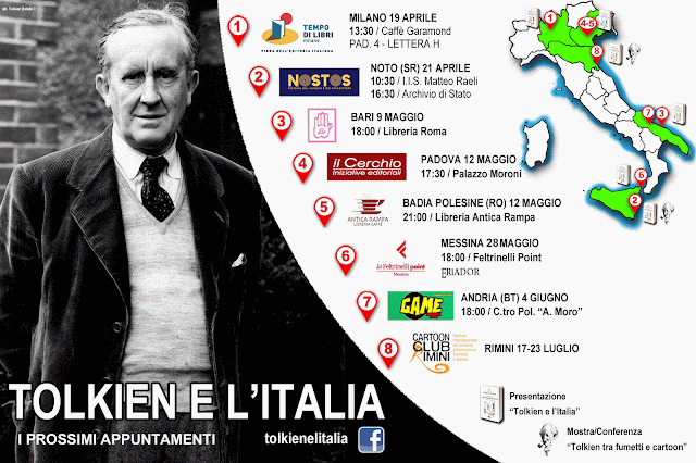 Tolkien l'Italia: appuntamenti 2017