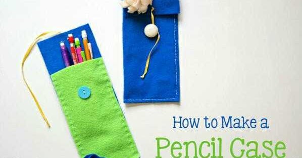 Dua Cara Mudah Membuat Kotak Pensil Cantik Dari Kain  