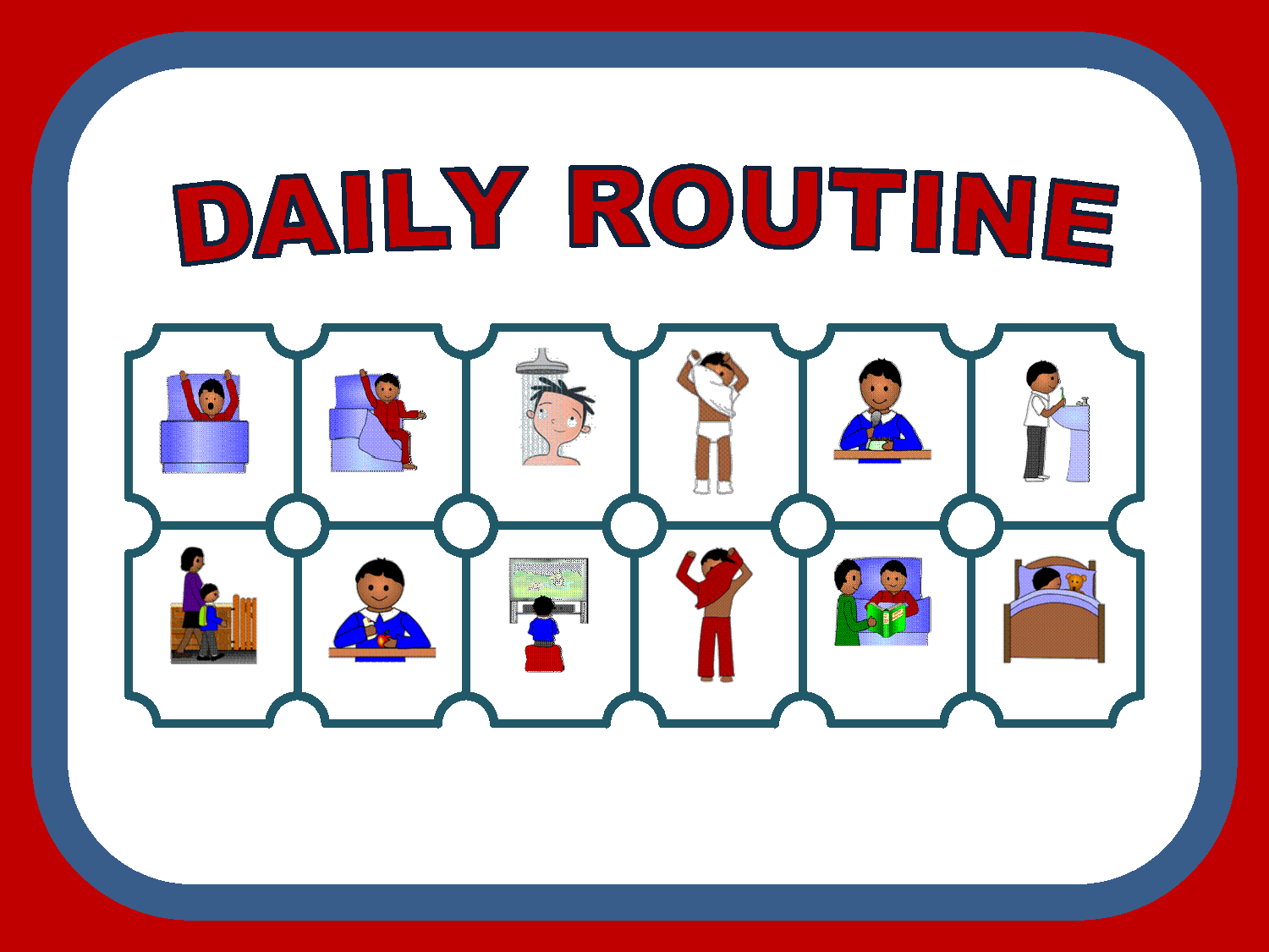 campus english daily routine
