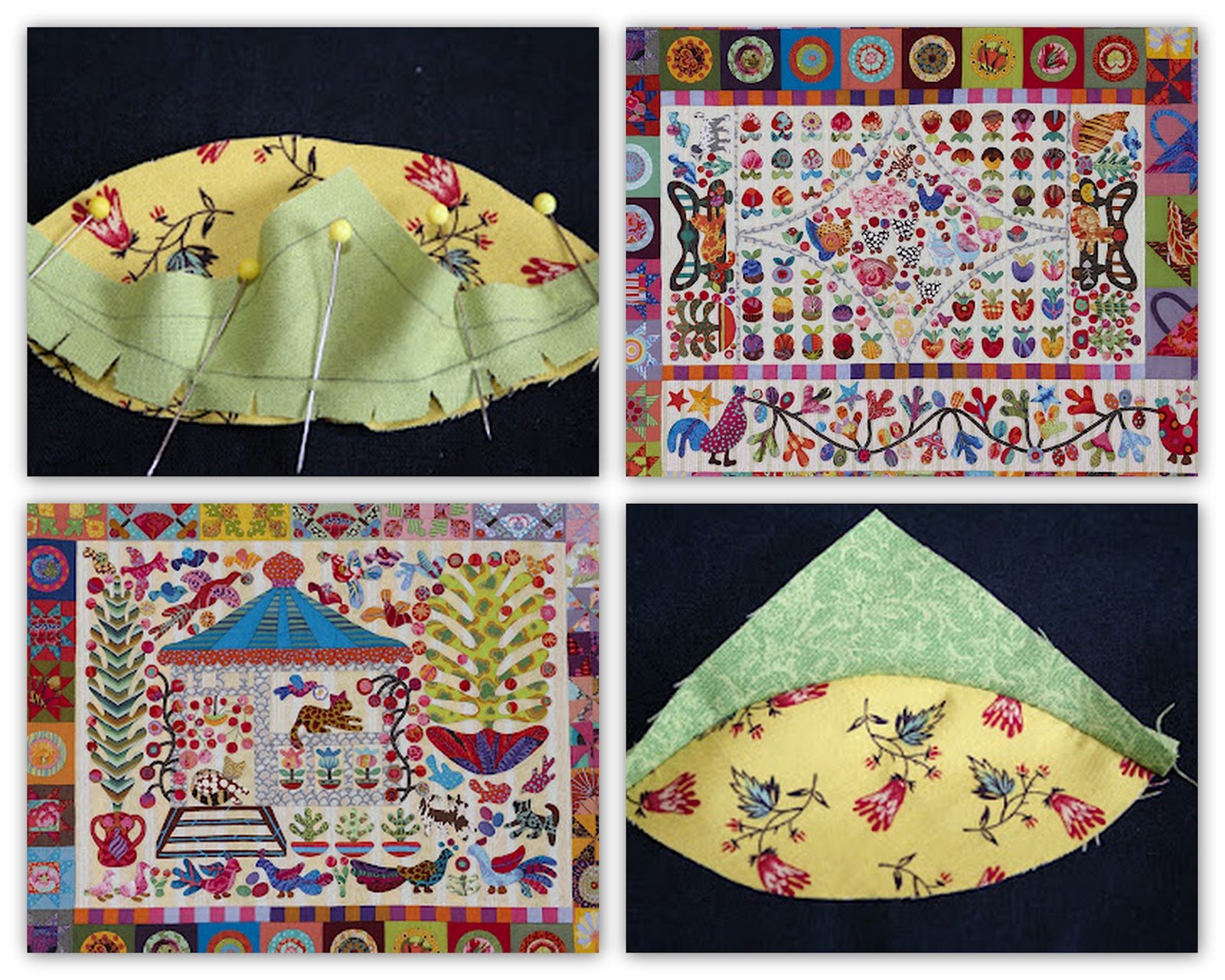 Glorious Applique Applique tutorials by Kim McLean