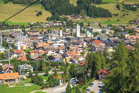 The town of San Candido is close to the Austrian border