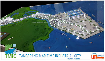 Model Maket diatas skala 1:1000 jasa-maket-kawasan-industri-lingkartama