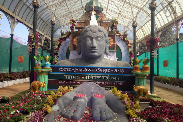 Replica of the Mahamastakabhisheka 2018 Replica of the Mahamastakabhisheka 2018