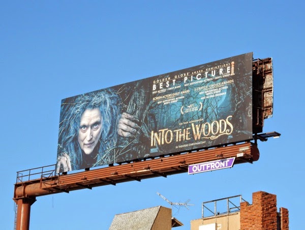 Into the Woods movie billboard