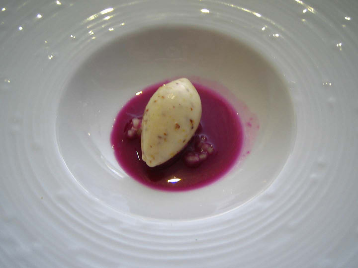 What's Cooking? Red Cabbage Gazpacho with Mustard Ice Cream