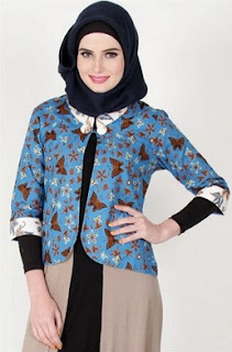Model Blazer Batik Kerja Model Baju Batik Wanita Muslim Untuk Kerja Yang Modis Dan Syar'i