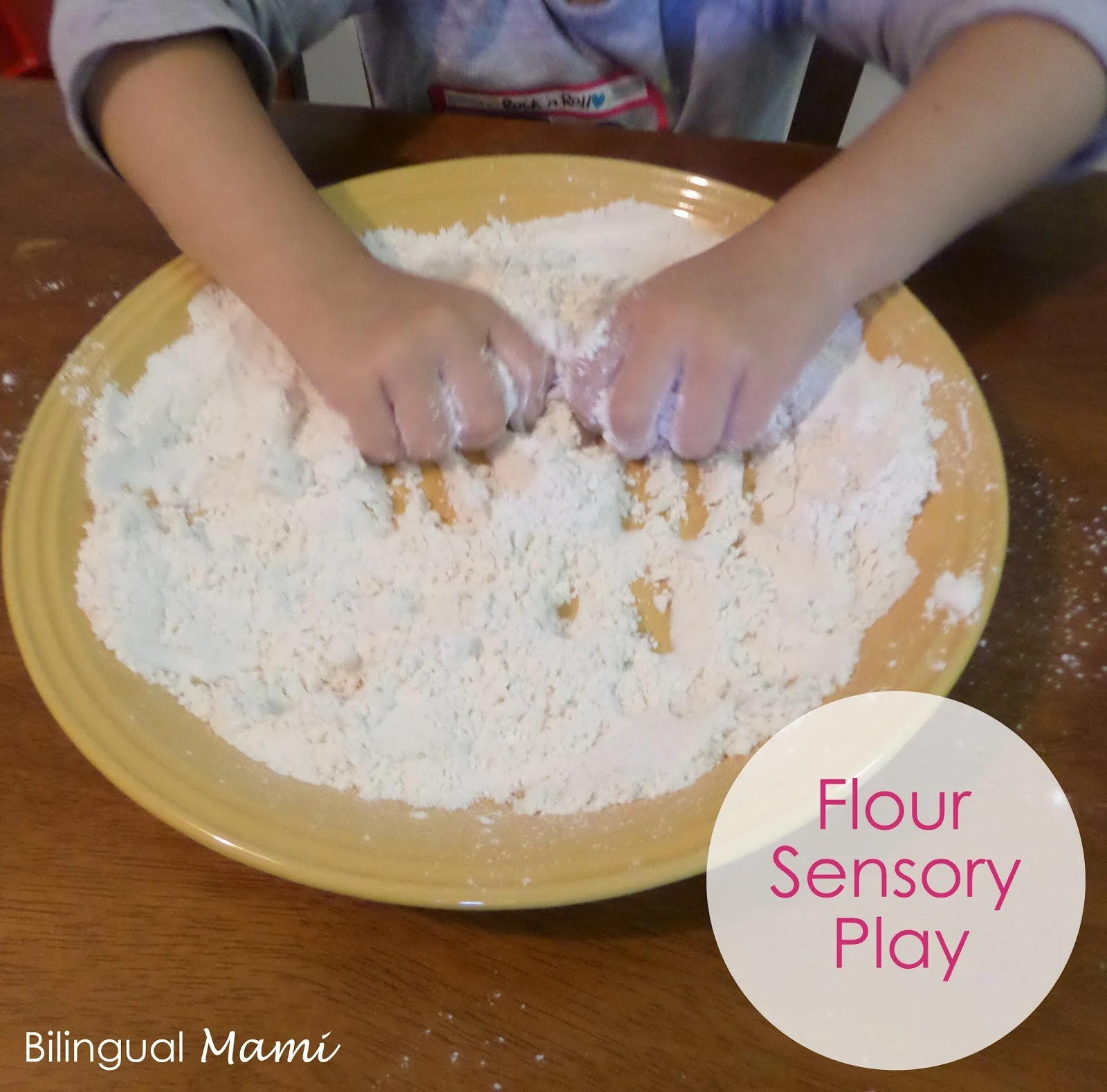 Flour Sensory Play