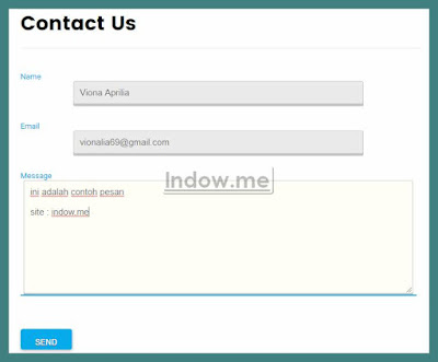 Cara Membuat Contact Us atau Formulir Kontak Blog Yang Keren dan Ringan