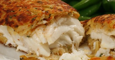 Backyard Patch Herbal Blog: Potato Crusted Fish - Weekend Recipe