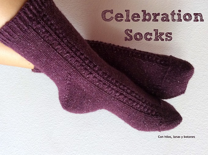 Con hilos, lanas y botones: Celebration Socks (Winters Weather Knits)