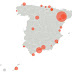 COVID-19 Mapa interactivo de contagios y rebrotes en España