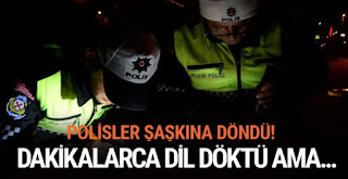 Polisleri bile şaşkına çeviren olay