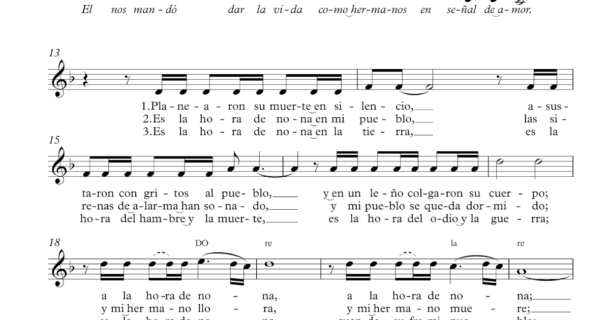 A la hora de nona Yo canto como David A la hora de nona Yo canto como David