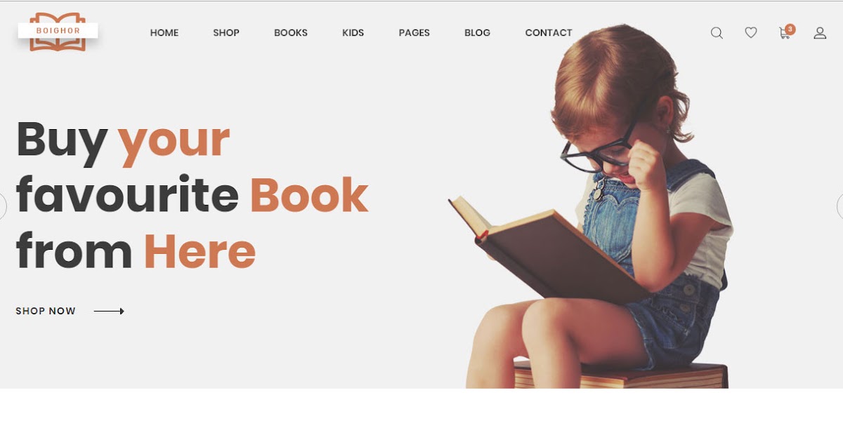 book store html template free download Free Download element site
