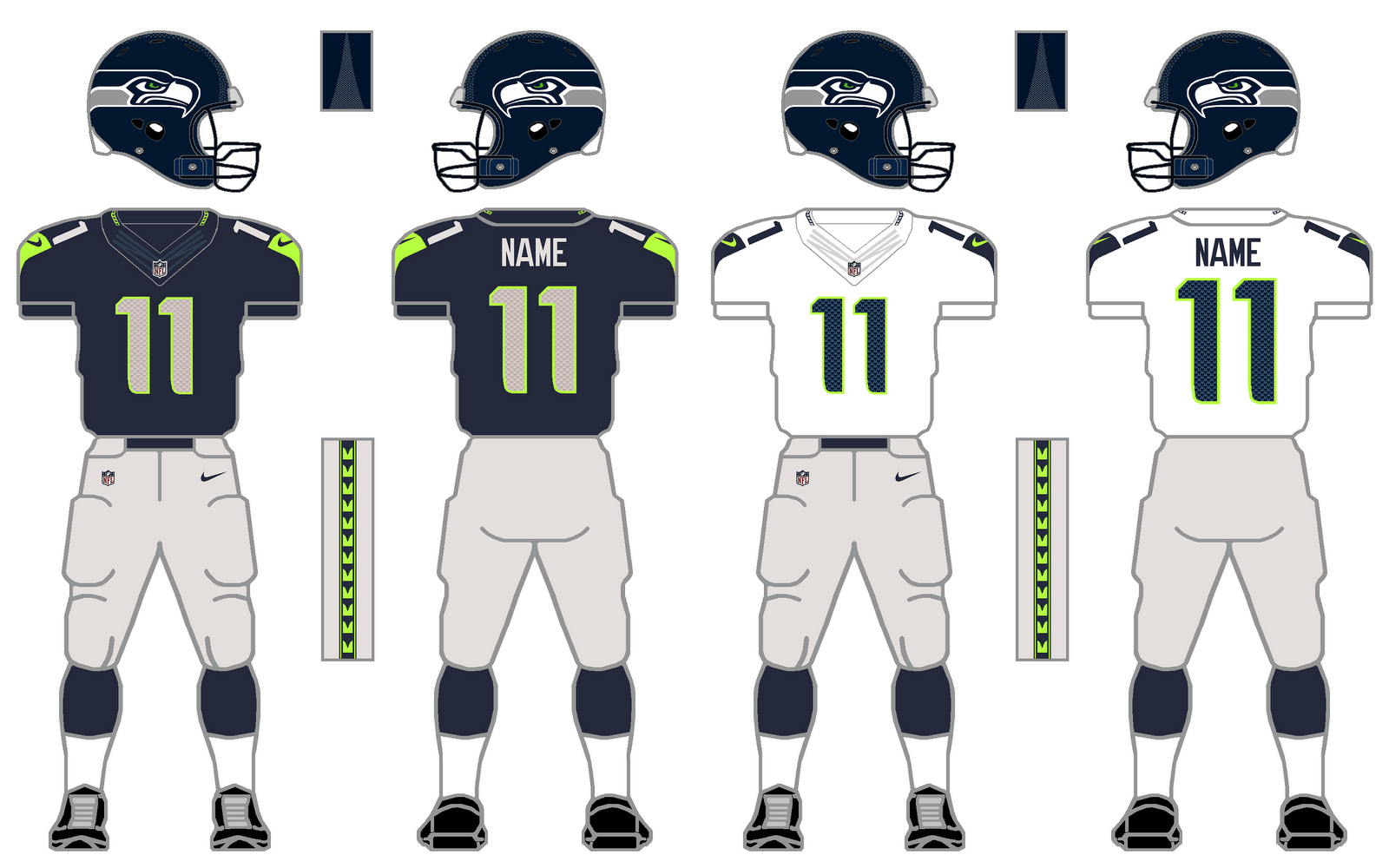 seattle seahawks jersey numbers