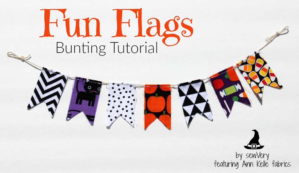 sewVery Fun Flags Bunting Tutorial