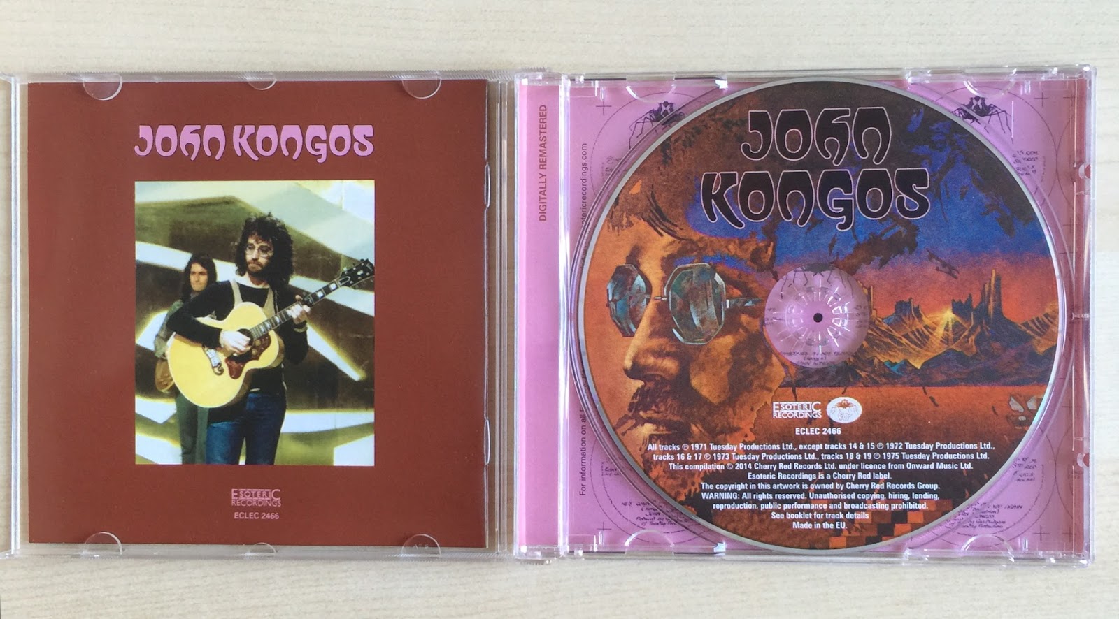 Sounds Good, Looks Good... "Kongos" by JOHN KONGOS (2014 Esoteric