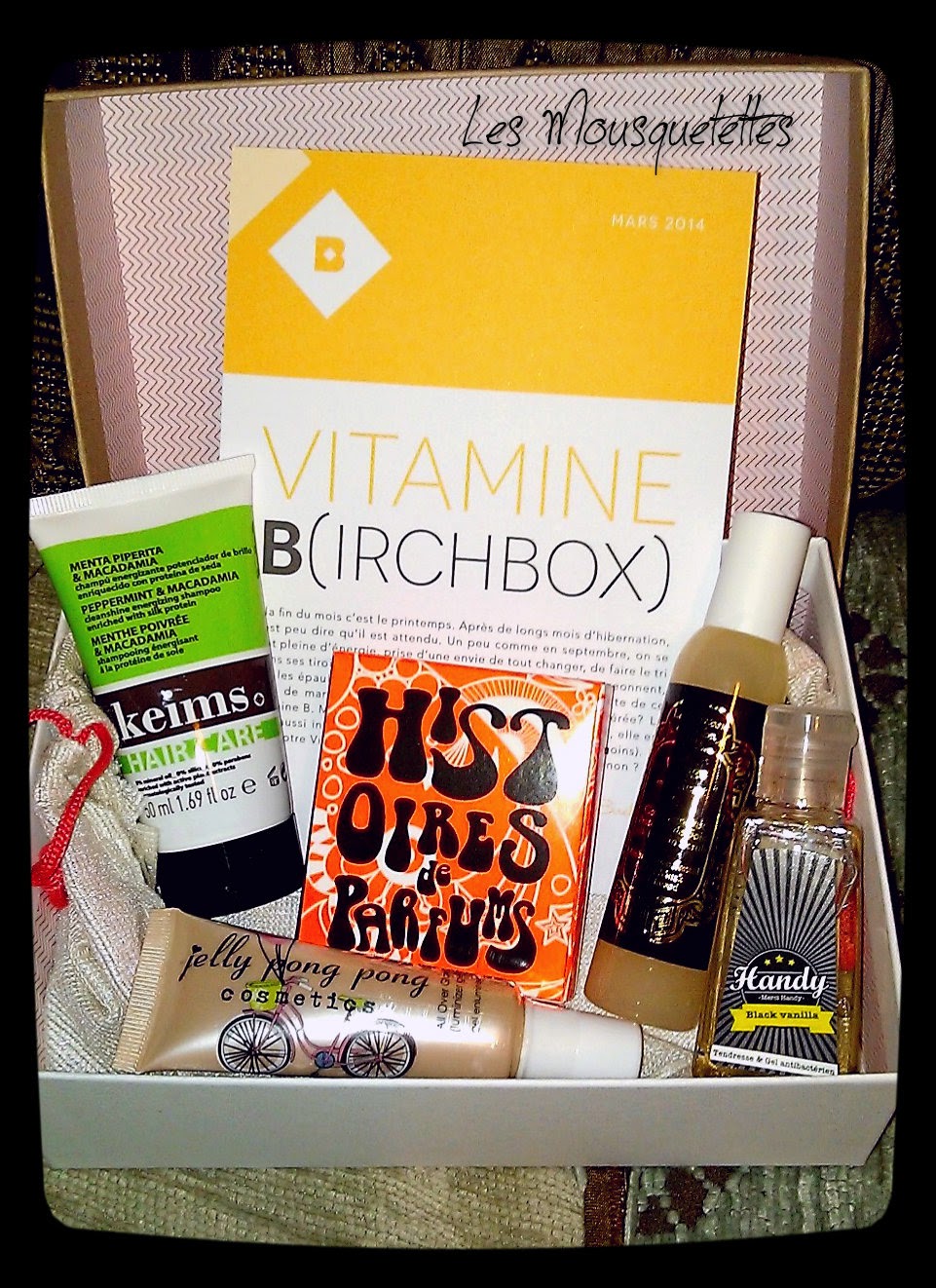 Birchbox mars 2014 Les Mousquetettes© Birchbox mars 2014 Les Mousquetettes©