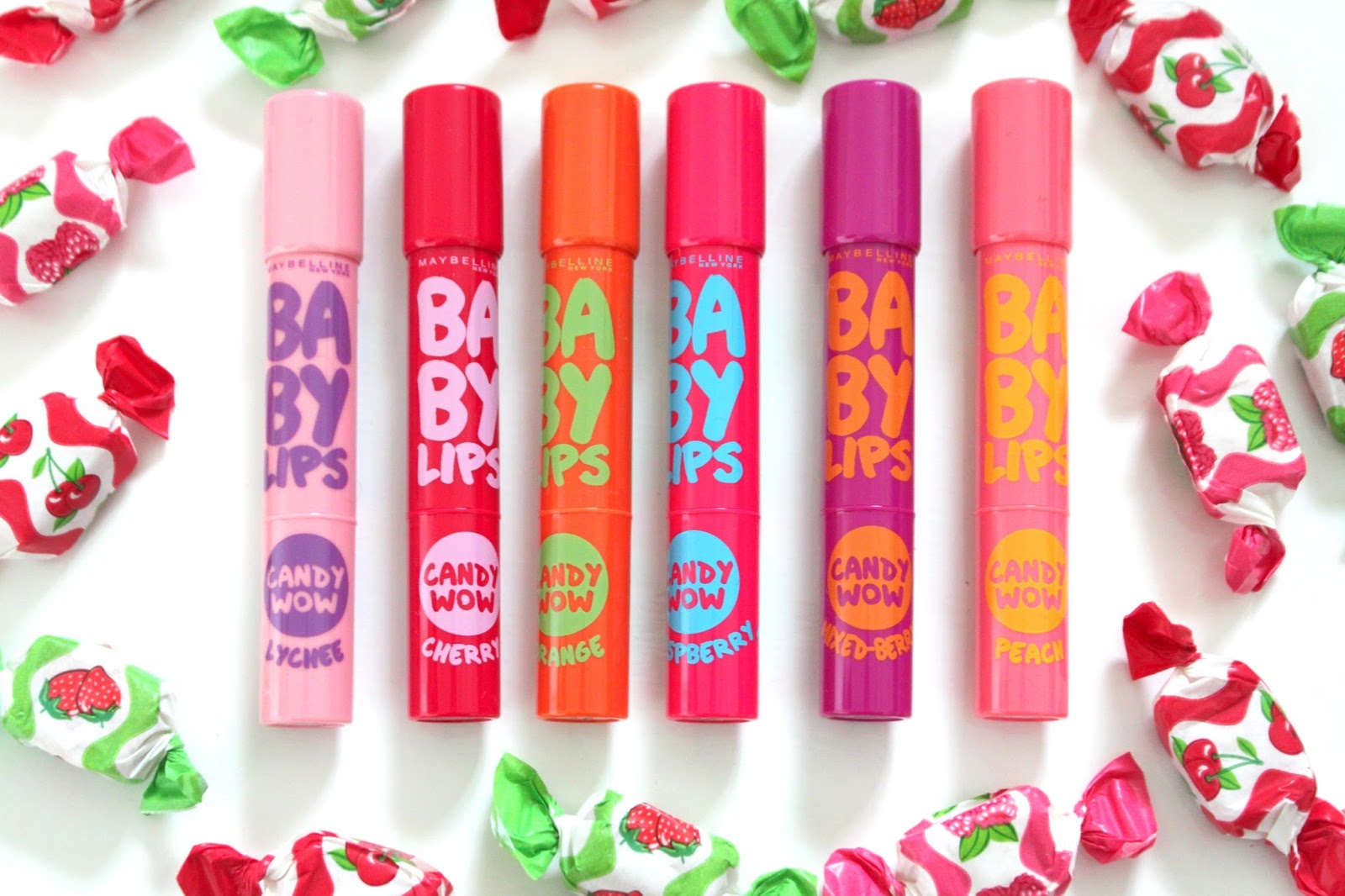 Review & Swatches Maybelline Baby Lips Candy Wow (All Colours) Just