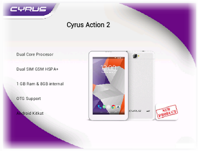 Daftar Tablet Murah Ram 1GB 700 Ribuan April 2016 Tablet Murah Ram 1gb Cyrus Action 2