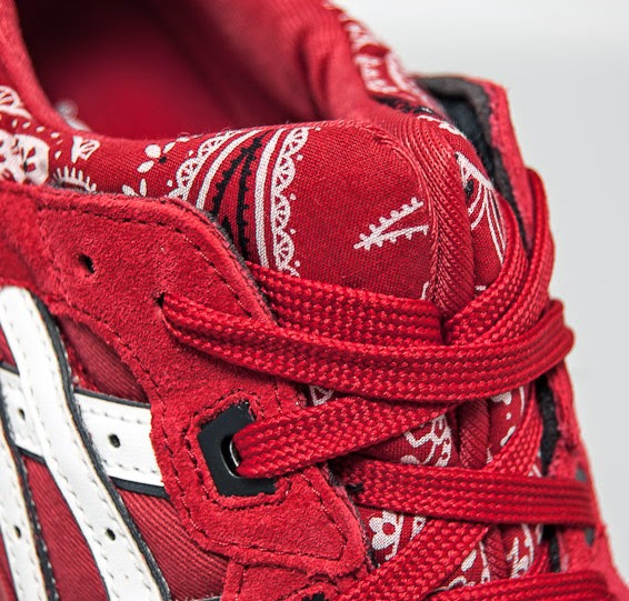 asics red bandana
