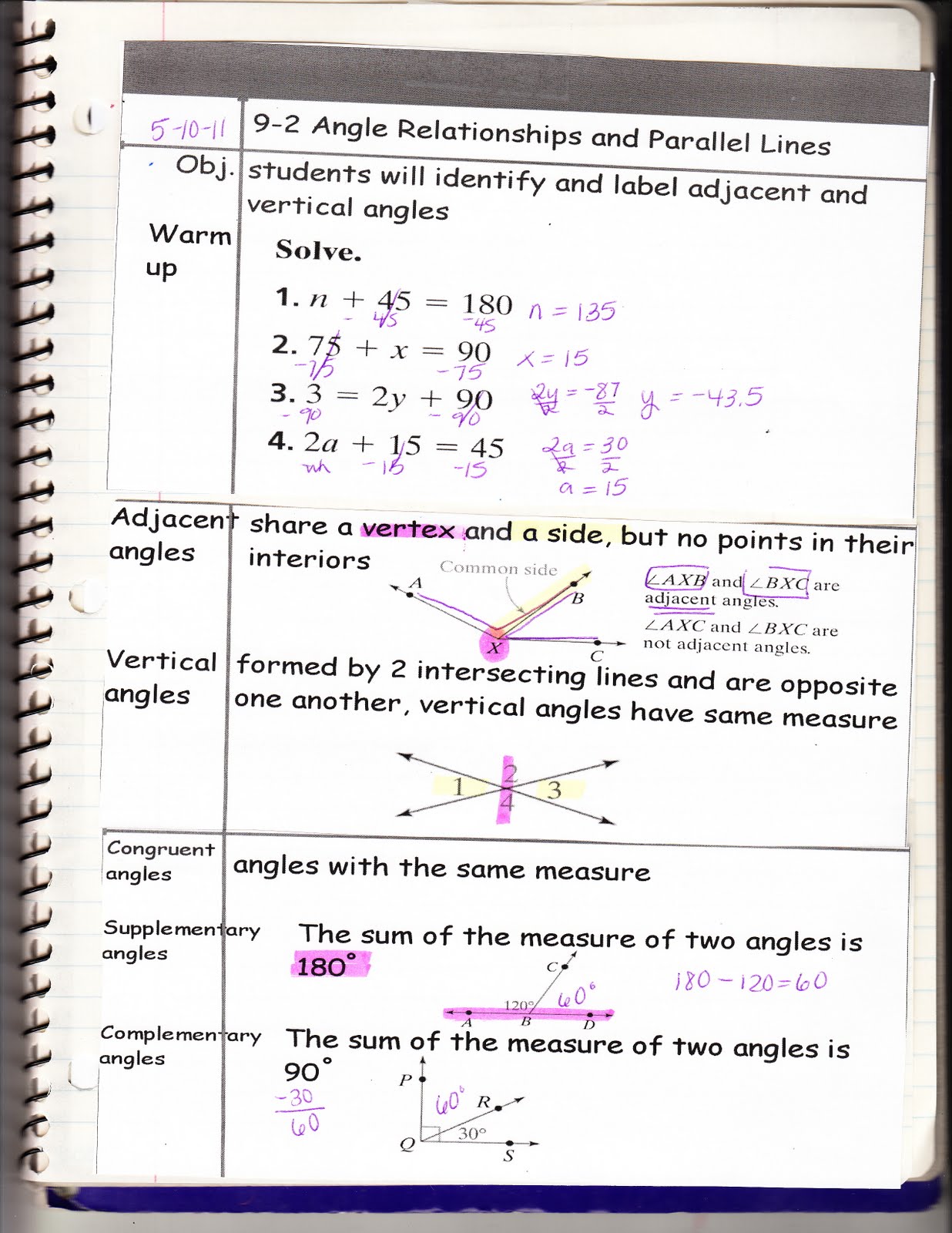 Ms Jean s Classroom Blog 9 2 Angle Relationships And Parallel Lines Ms Jean s Classroom Blog 9 2 Angle Relationships And Parallel Lines
