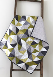 quilt geometric quilts grey triangle patterns modern quilting broken dishes craftyblossom gray colors flickr pattern contemporary block square collect patchwork