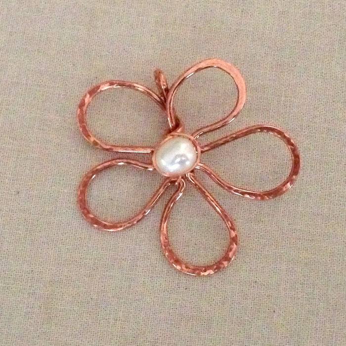 Lisa Yang Jewelry Copper Wire Flower Pendants