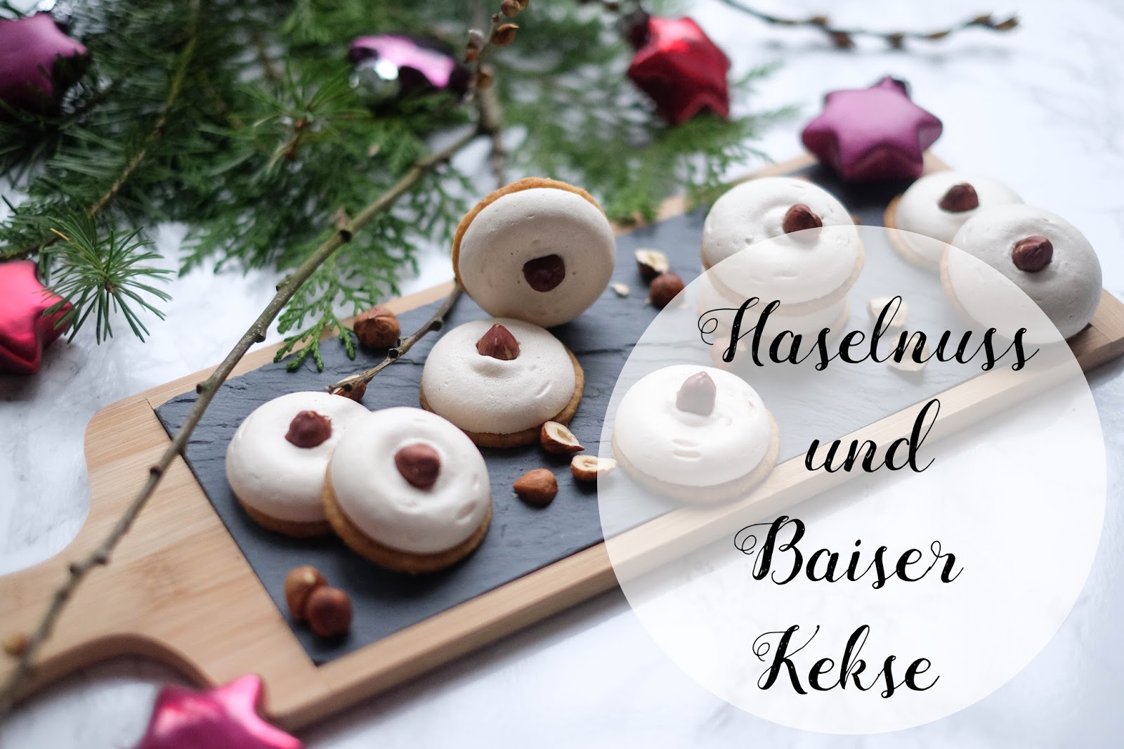 Haselnuss und Baiser Kekse | Marion&amp;#39;s Kaffeeklatsch