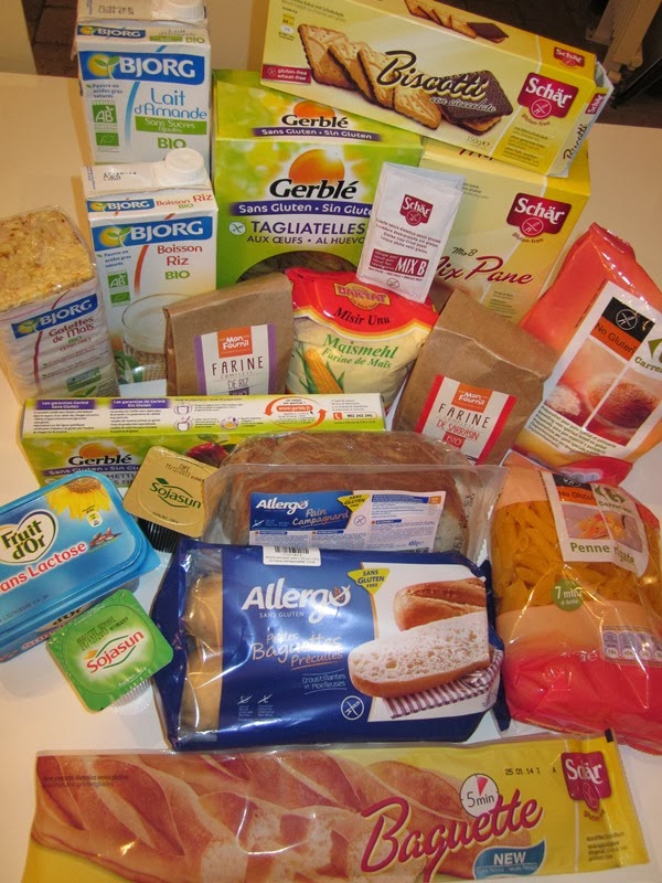 Mon placard de produits sans gluten (et un peu sans lactose) Bien manger sans gluten