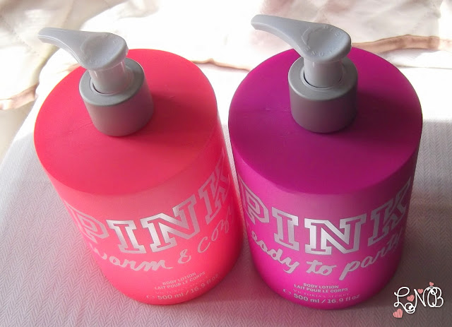VICTORIA SECRET PINK Body Lotion Warm and Cosy et Ready to Party