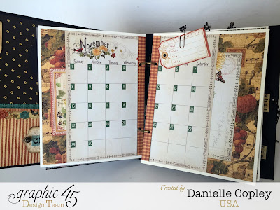 Planner love woth Graphic 45 mixed media album and Time to Flourish, Steampunk Debutante and Botanicabella
