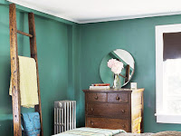 Green Brown Bedroom