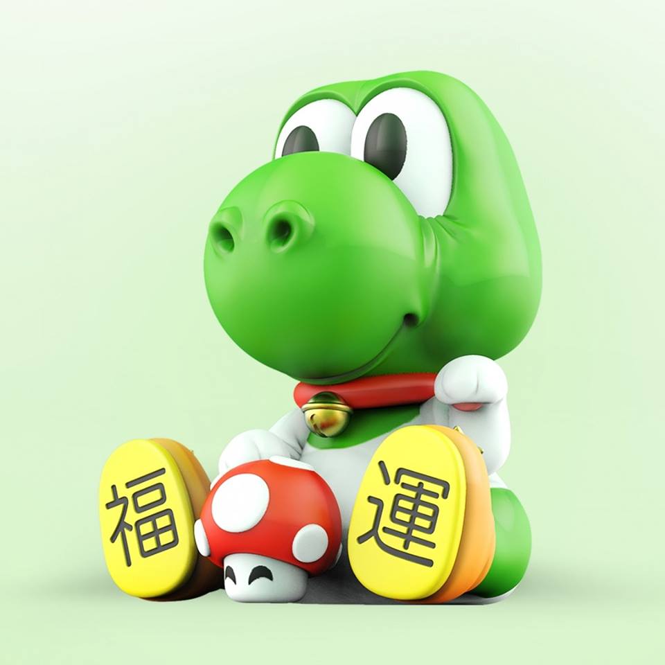 Mighty Jaxx 8/" Maneki-Dino By Juce Gace XXRAY
